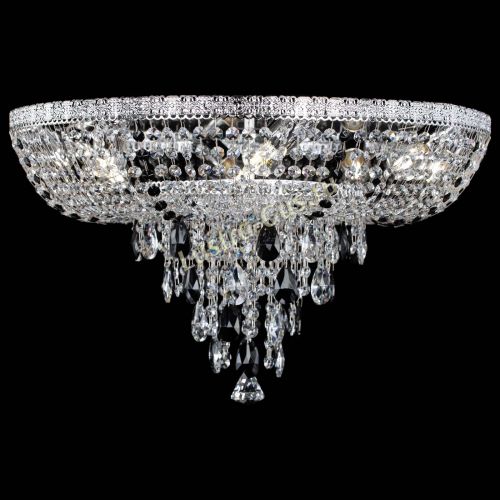 Люстра Токката Пирамида журавлик черная в Магнитогорске Гусь Хрустальный