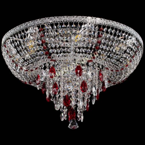 Люстра Токката Пирамида журавлик красная в Магнитогорске Гусь Хрустальный