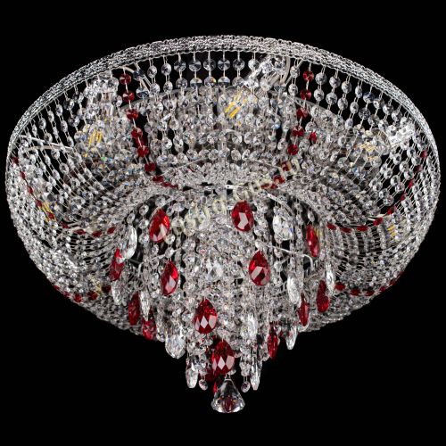 Люстра Токката Пирамида журавлик красная в Магнитогорске Гусь Хрустальный