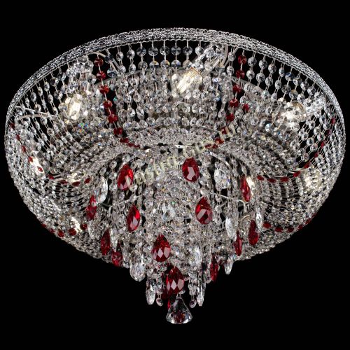 Люстра Токката Пирамида журавлик красная в Магнитогорске Гусь Хрустальный