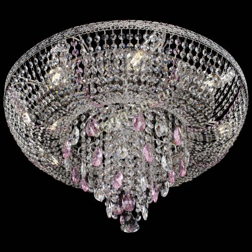 Люстра Токката Пирамида журавлик розовая в Магнитогорске Гусь Хрустальный