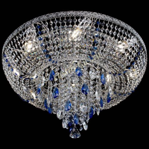 Люстра Токката Пирамида журавлик синяя в Магнитогорске Гусь Хрустальный