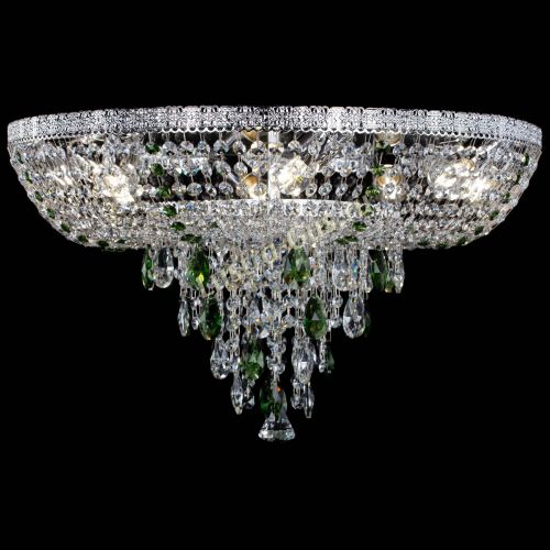 Люстра Токката Пирамида журавлик зеленая в Магнитогорске Гусь Хрустальный