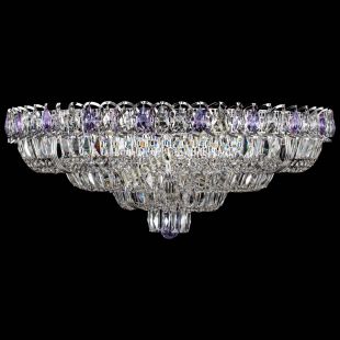  Люстра Тройное Кольцо пластинка фиолетовая