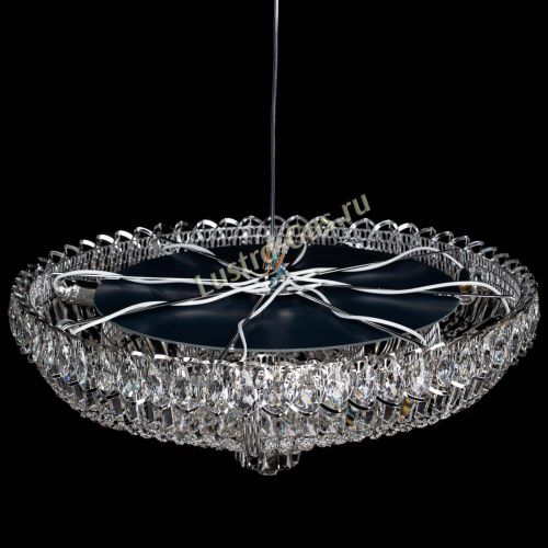 Люстра Тройное Кольцо пластинка красная в Магнитогорске Гусь Хрустальный