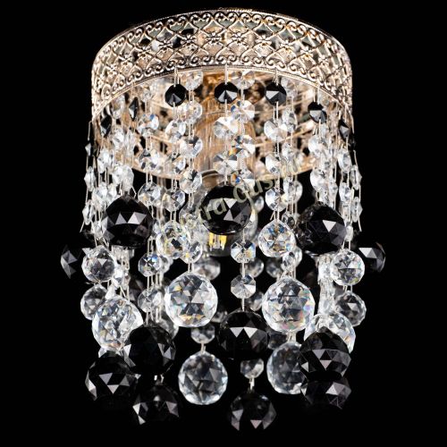 Люстра Венеция №1 шар черная в Магнитогорске Гусь Хрустальный