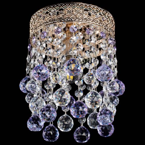 Люстра Венеция №1 шар фиолетовая в Магнитогорске Гусь Хрустальный