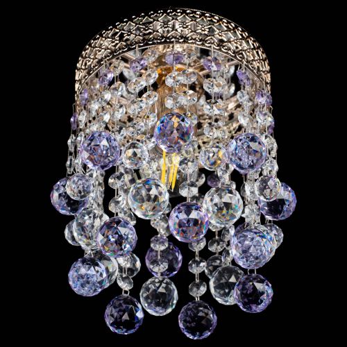 Люстра Венеция №1 шар фиолетовая в Магнитогорске Гусь Хрустальный