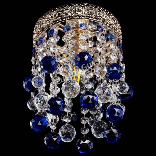 Люстра Венеция №1 шар синяя в Магнитогорске Гусь Хрустальный