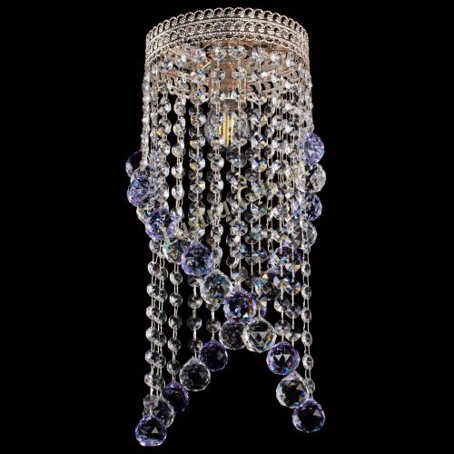 Люстра Венеция №1 Сигма фиолетовая в Магнитогорске Гусь Хрустальный