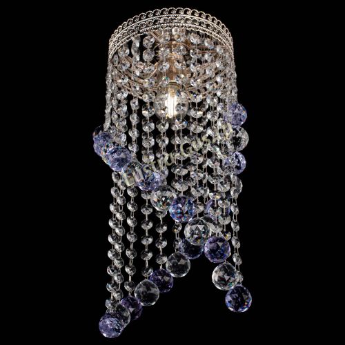 Люстра Венеция №1 Сигма фиолетовая в Магнитогорске Гусь Хрустальный