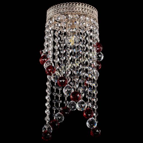 Люстра Венеция №1 Сигма красная в Магнитогорске Гусь Хрустальный