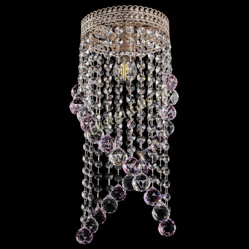 Люстра Венеция №1 Сигма розовая в Магнитогорске Гусь Хрустальный