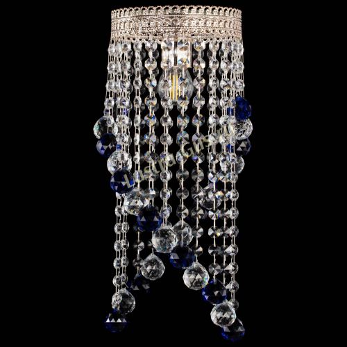 Люстра Венеция №1 Сигма синяя в Магнитогорске Гусь Хрустальный