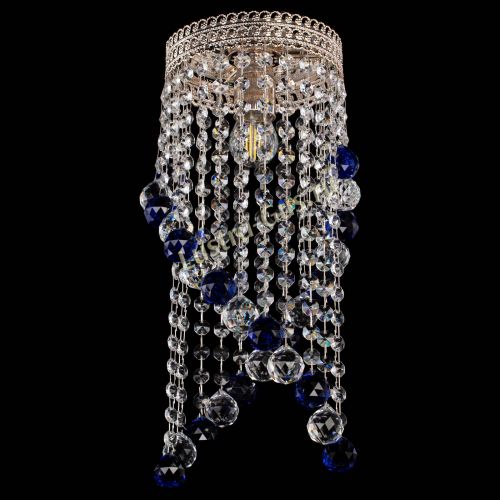 Люстра Венеция №1 Сигма синяя в Магнитогорске Гусь Хрустальный