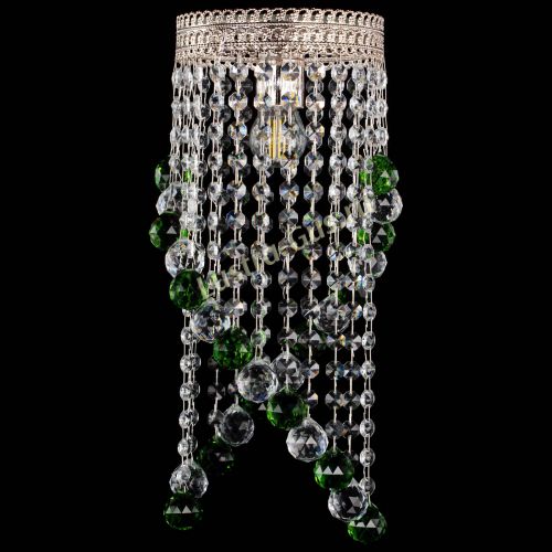 Люстра Венеция №1 Сигма зеленая в Магнитогорске Гусь Хрустальный