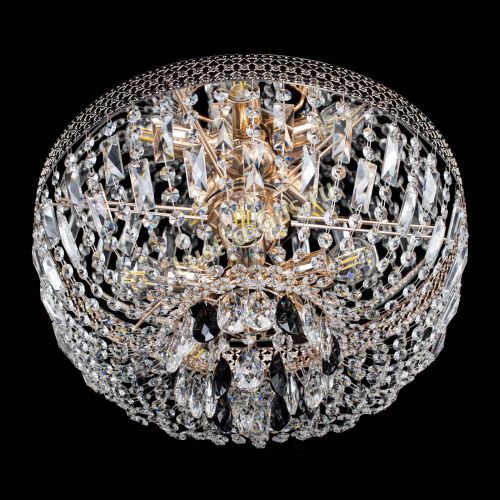 Люстра Венеция Астра черная №5 в Магнитогорске Гусь Хрустальный