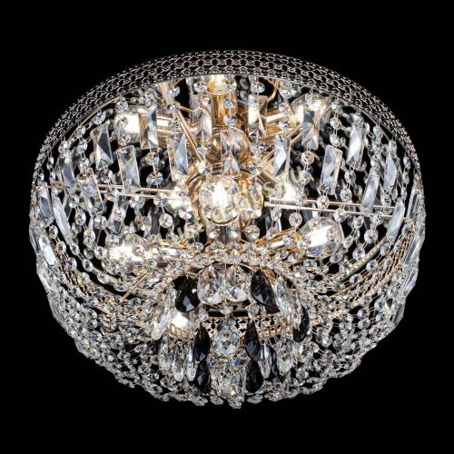 Люстра Венеция Астра черная №5 в Магнитогорске Гусь Хрустальный