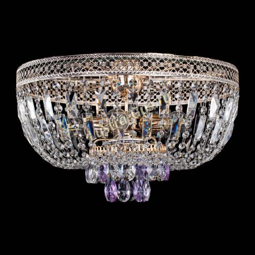 Люстра Венеция Астра фиолетовая №5 в Магнитогорске Гусь Хрустальный