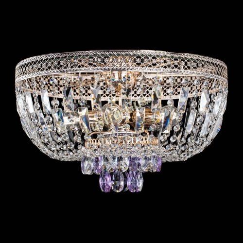 Люстра Венеция Астра фиолетовая №5 в Магнитогорске Гусь Хрустальный