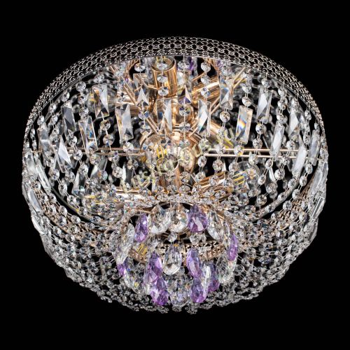 Люстра Венеция Астра фиолетовая №5 в Магнитогорске Гусь Хрустальный