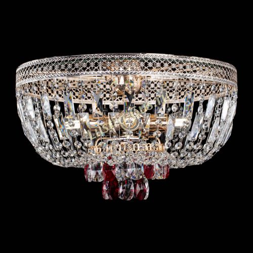 Люстра Венеция Астра красная №5 в Магнитогорске Гусь Хрустальный