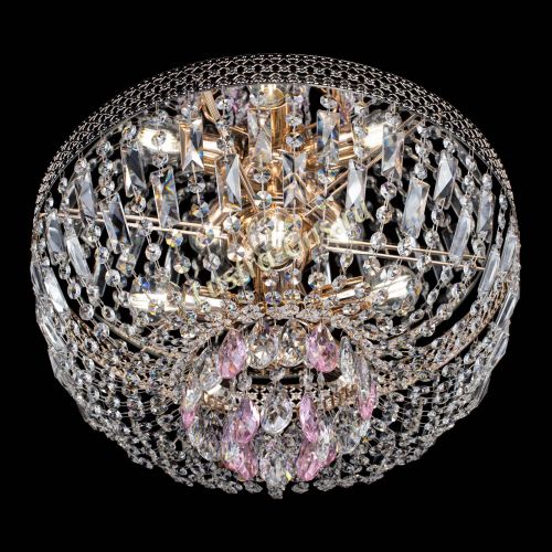 Люстра Венеция Астра розовая №5 в Магнитогорске Гусь Хрустальный