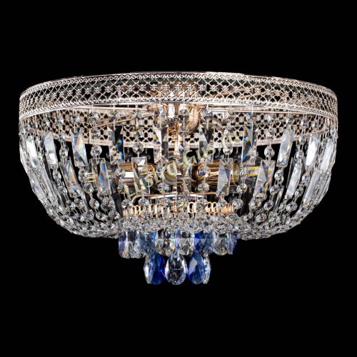 Люстра Венеция Астра синяя №5 в Магнитогорске Гусь Хрустальный