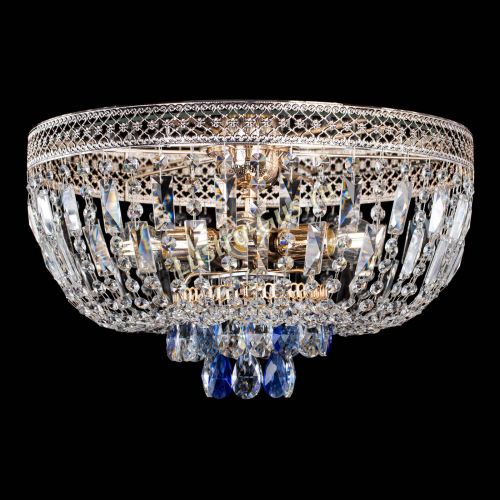 Люстра Венеция Астра синяя №5 в Магнитогорске Гусь Хрустальный