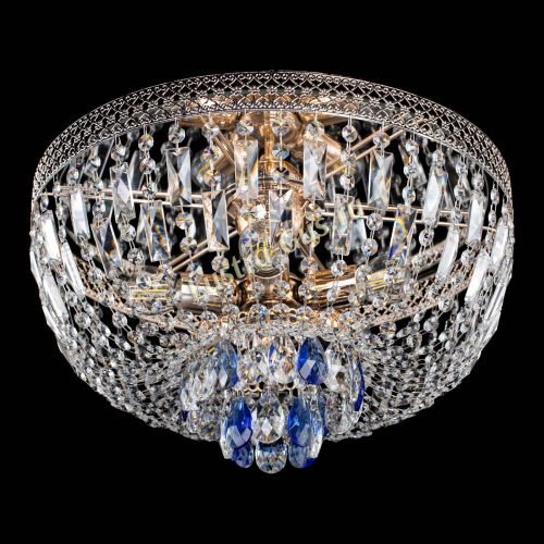 Люстра Венеция Астра синяя №5 в Магнитогорске Гусь Хрустальный