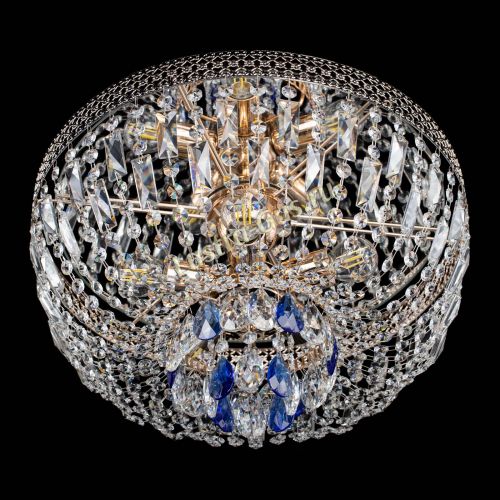 Люстра Венеция Астра синяя №5 в Магнитогорске Гусь Хрустальный