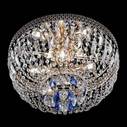 Люстра Венеция Астра синяя №5 в Магнитогорске Гусь Хрустальный