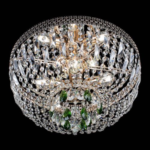 Люстра Венеция Астра зеленая №5 в Магнитогорске Гусь Хрустальный