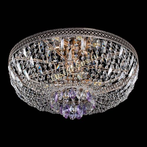 Люстра Венеция Астра №6 фиолетовая в Магнитогорске Гусь Хрустальный