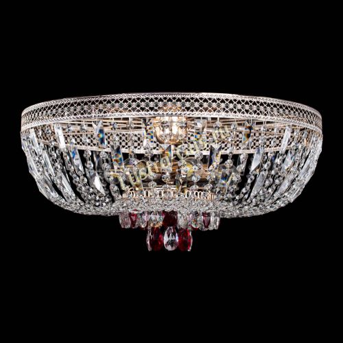 Люстра Венеция Астра №6 красная в Магнитогорске Гусь Хрустальный