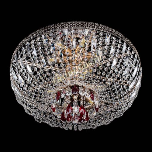 Люстра Венеция Астра №6 красная в Магнитогорске Гусь Хрустальный