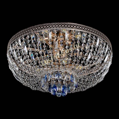 Люстра Венеция Астра №6 синяя в Магнитогорске Гусь Хрустальный