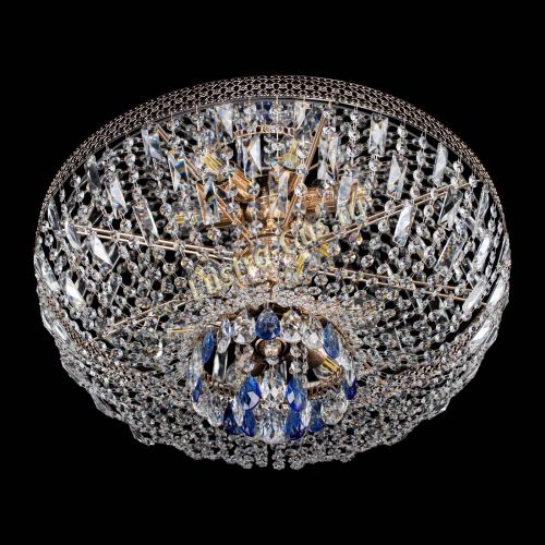 Люстра Венеция Астра №6 синяя в Магнитогорске Гусь Хрустальный