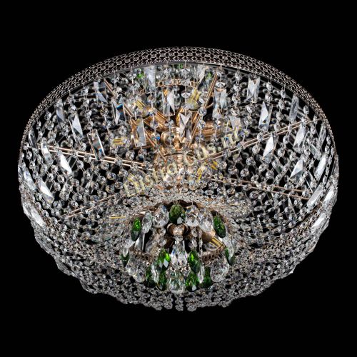 Люстра Венеция Астра №6 зеленая в Магнитогорске Гусь Хрустальный