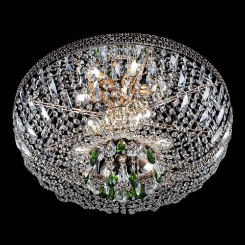 Люстра Венеция Астра №6 зеленая в Магнитогорске Гусь Хрустальный