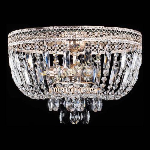 Люстра Венеция Астра №3 черная в Магнитогорске Гусь Хрустальный