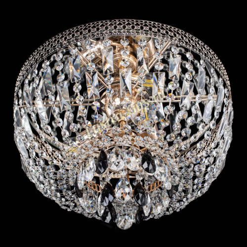 Люстра Венеция Астра №3 черная в Магнитогорске Гусь Хрустальный