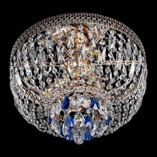 Люстра Венеция Астра №3 синяя в Магнитогорске Гусь Хрустальный