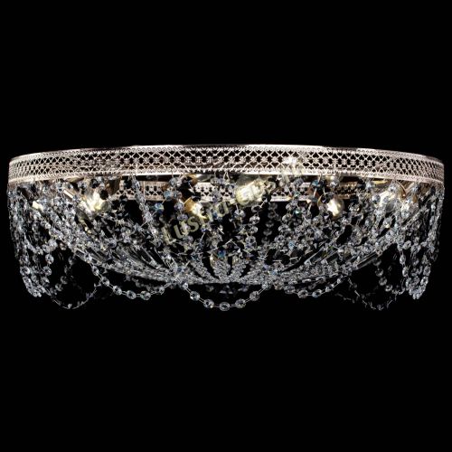 Люстра Венеция Ажур черная в Магнитогорске Гусь Хрустальный