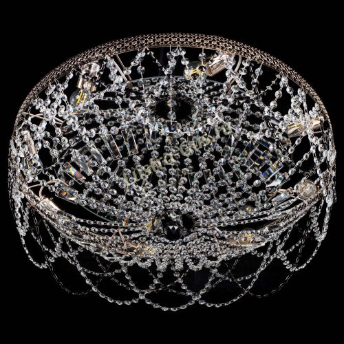 Люстра Венеция Ажур черная в Магнитогорске Гусь Хрустальный