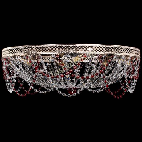 Люстра Венеция Ажур красная в Магнитогорске Гусь Хрустальный