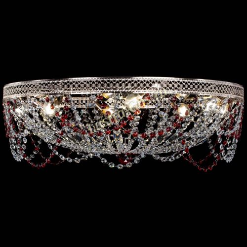 Люстра Венеция Ажур красная в Магнитогорске Гусь Хрустальный