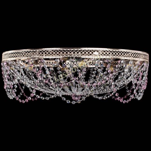 Люстра Венеция Ажур розовая в Магнитогорске Люстра Венеция Ажур розовая в Магнитогорске