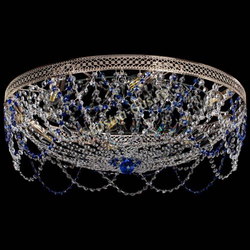 Люстра Венеция Ажур синяя в Магнитогорске Гусь Хрустальный