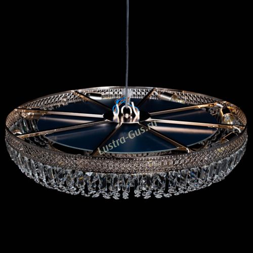 Люстра Венеция двойное кольцо №8 в Магнитогорске Гусь Хрустальный